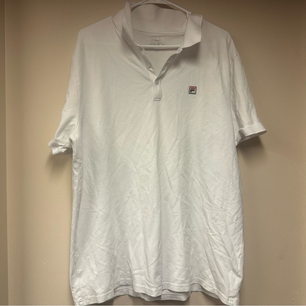 Fila White Polo‎ Shirt with Logo